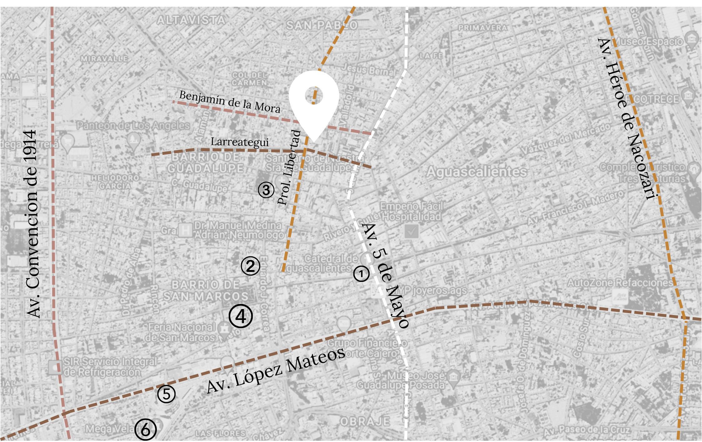 Mapa de ubicación Torres Galev